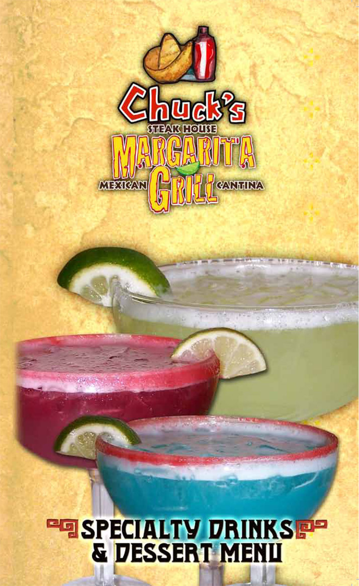 Menu Chuck's Steak House Storrs